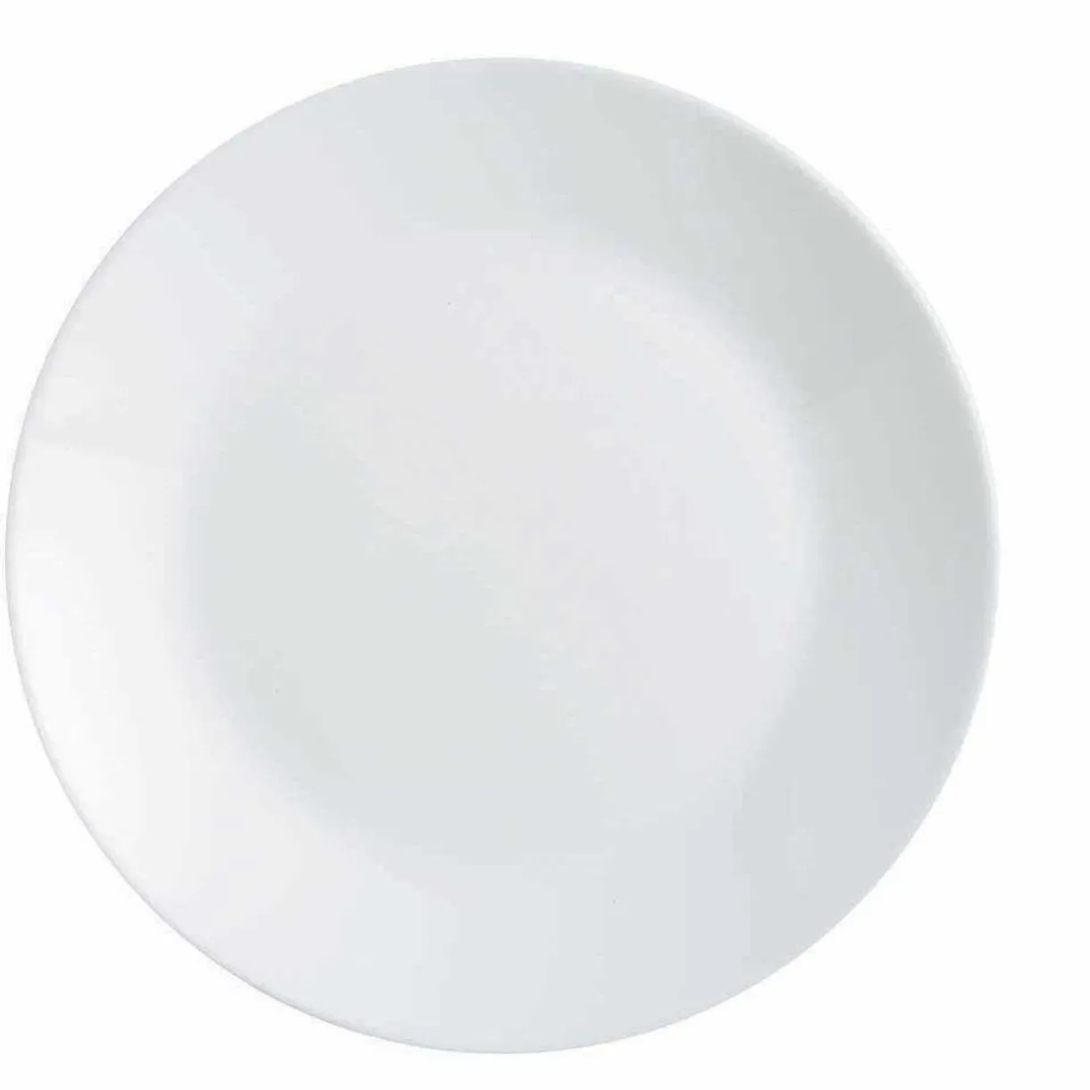 Gifi Assiette plate ronde Ø25cm Luminarc opale blanche Outlet
