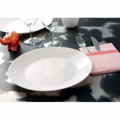 Gifi Assiette plate ronde Ø25cm Luminarc opale blanche Outlet
