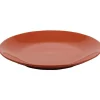 Gifi Assiette plate ronde corail unie