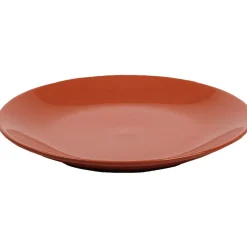 Gifi Assiette plate ronde corail unie
