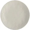 Gifi Assiette plate ronde en grès relief gris Hot