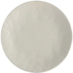 Gifi Assiette plate ronde en grès relief gris Hot