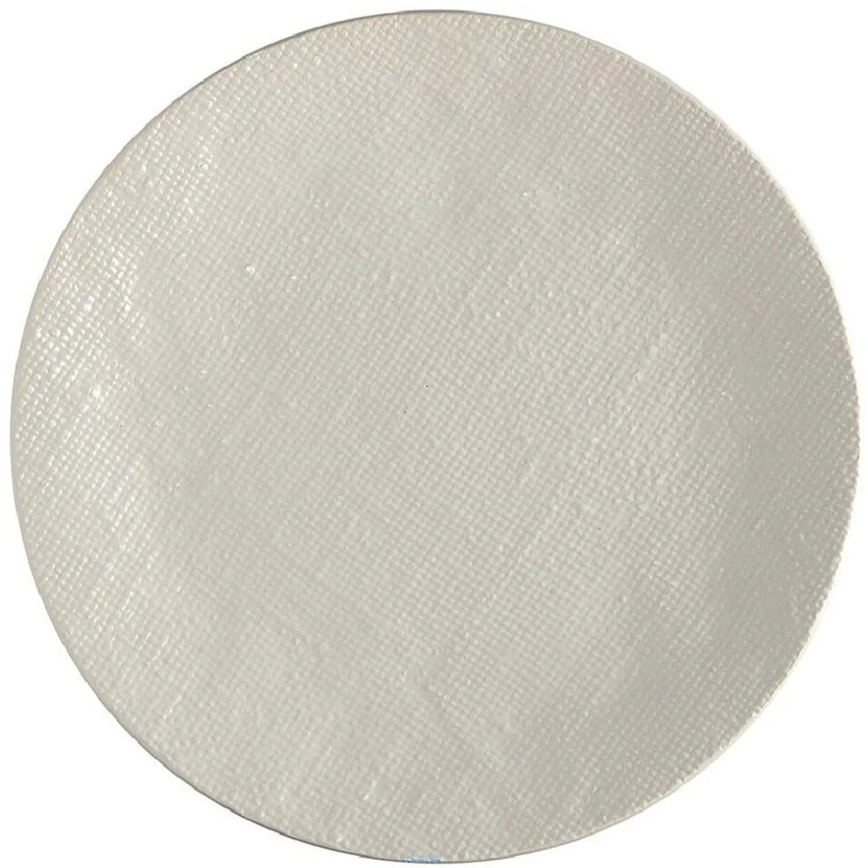 Gifi Assiette plate ronde en grès relief gris Hot