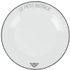 Gifi Assiette plate ronde Le petit bistrot