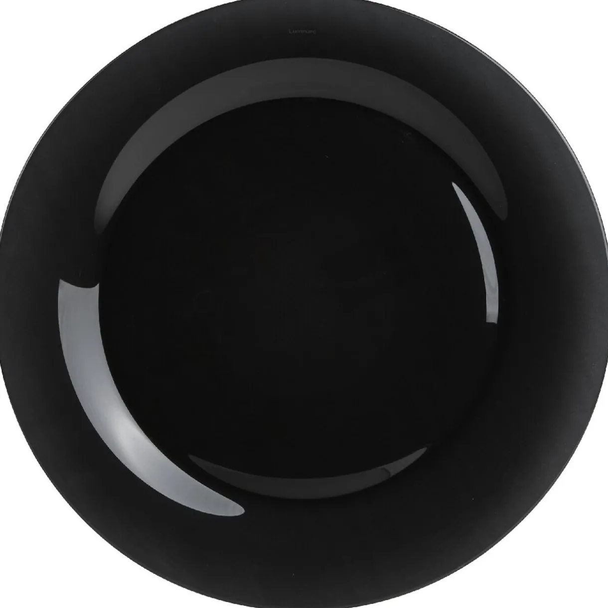 Gifi Assiette plate ronde Luminarc noire Zana