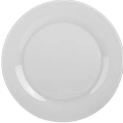 Gifi Assiette plate ronde Luminarc blanche Zana