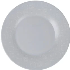 Gifi Assiette plate ronde Luminarc modèle Calicot gris