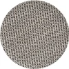 Gifi Assiette plate ronde motif géométrique noir et blanc