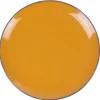 Gifi Assiette plate ronde orange et violet New
