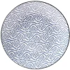 Gifi Assiette plate style japonais porcelaine bleu blanc Sale
