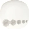Gifi Assiette plate tourbillons gris