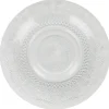 Gifi Assiette plate transparente ciselée