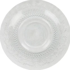 Gifi Assiette plate transparente ciselée