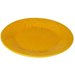 Gifi Assiette plate verte ou jaune