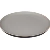 Gifi Assiette plate Zenco bicolore gris et taupe