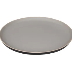 Gifi Assiette plate Zenco bicolore gris et taupe