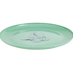 Gifi Assiette ronde en plastique décor feuillage Best