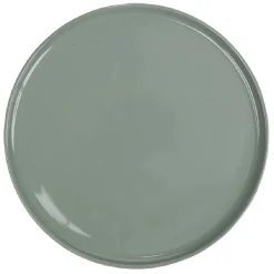 Gifi Assiette ronde plate Nordic porcelaine vert