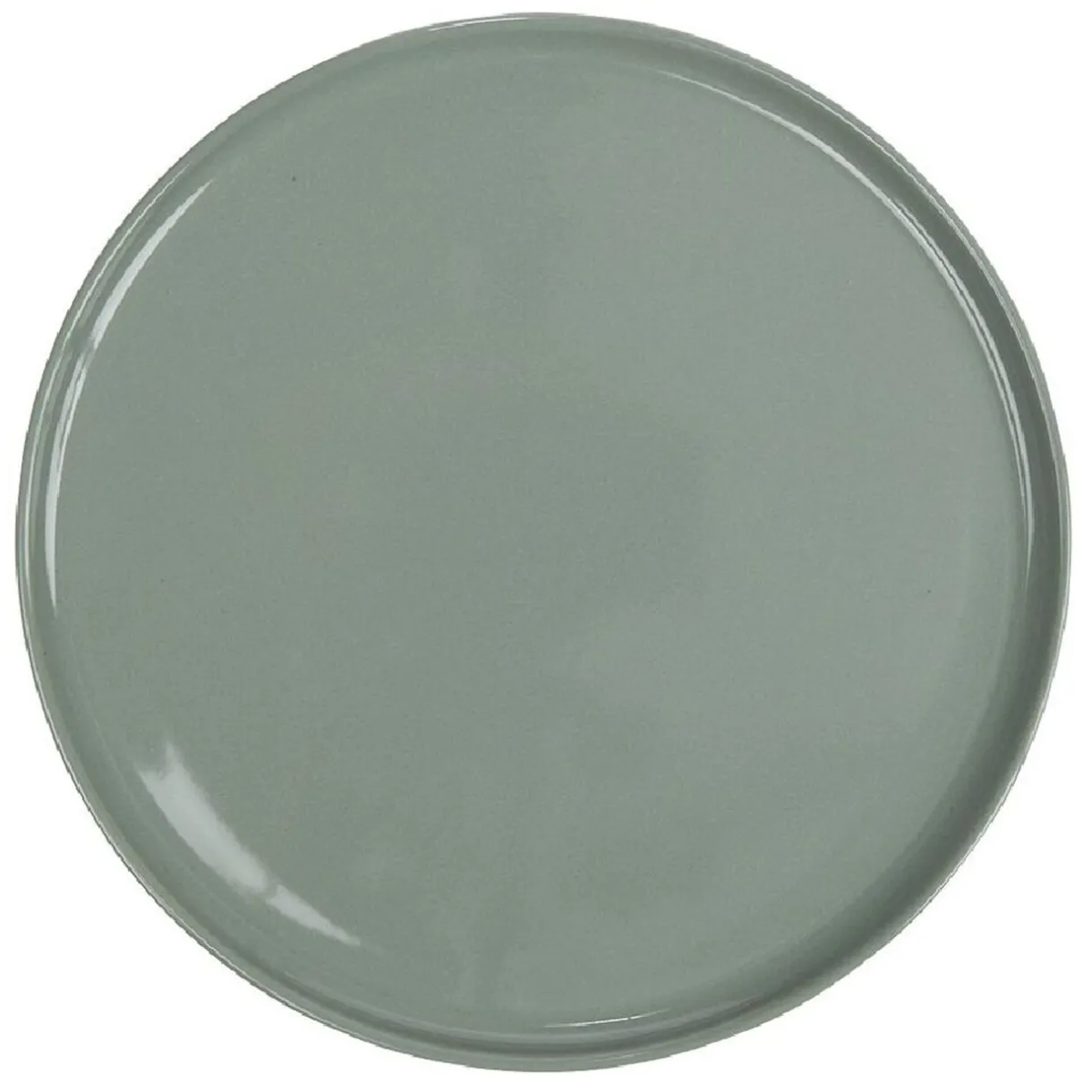 Gifi Assiette ronde plate Nordic porcelaine vert