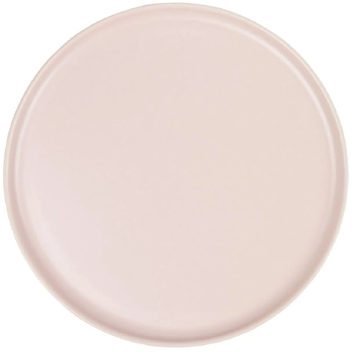 Gifi Assiette ronde plate Nordic porcelaine rose