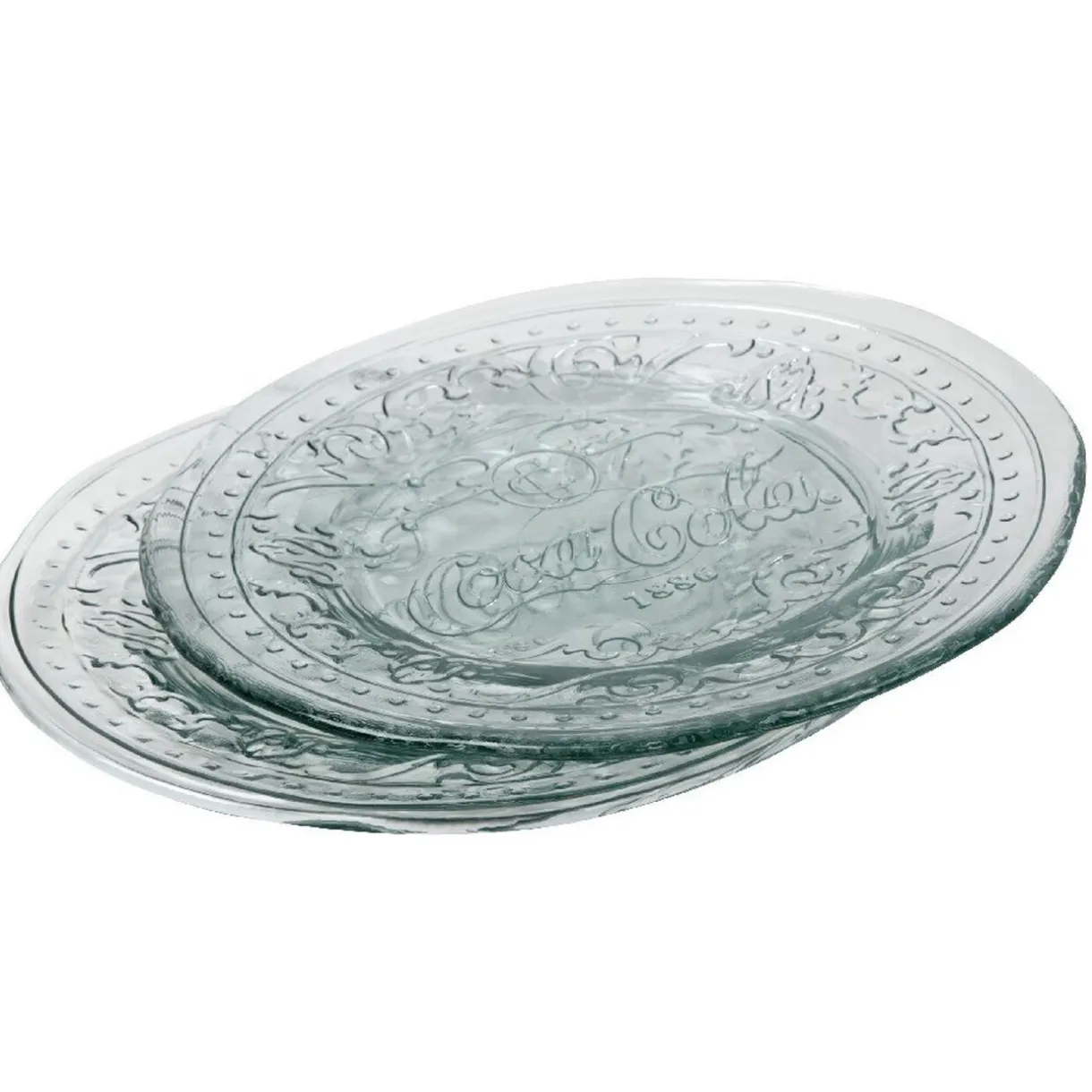 Gifi Assiette transparente Coca-Cola x2