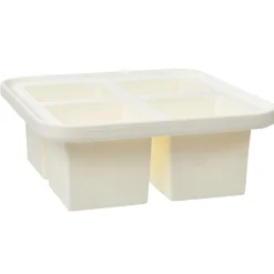 Gifi Bac à glaçon XXL en silicone 4 compartiments blanc/bleu