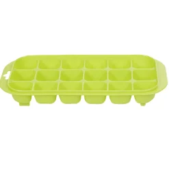 Gifi Bac à glaçons en plastique vert 18 compartiments x2