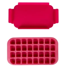 Gifi Bac à glaçons rose 32 compartiments Best