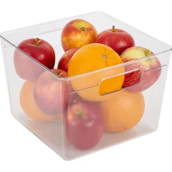 Gifi Bac de rangement carré transparent pour frigo 5,5L Outlet