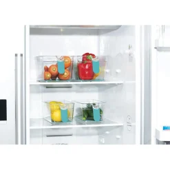Gifi Bac de rangement pour frigo avec poignée x4 Clearance