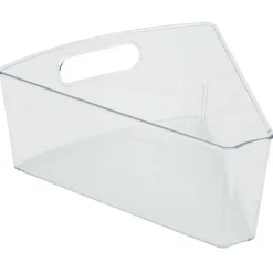 Gifi Bac de rangement triangulaire transparent pour frigo 3L