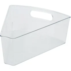 Gifi Bac de rangement triangulaire transparent pour frigo 3L