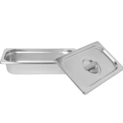 Gifi Bac inox avec couvercle préparation conservation L.32,5 cm Sale