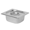 Gifi Bac inox avec couvercle préparation conservation L.7,5 cm
