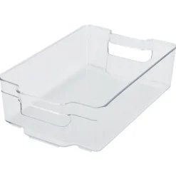 Gifi Bac rangement frigo 5,8L plastique transparent 32,5x21,5xH9cm Outlet