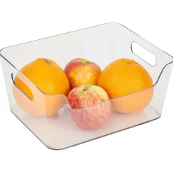 Gifi Bac rangement frigo 3,5L plastique transparent 22,4x17,3xH10cm Hot