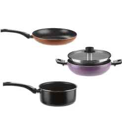 Gifi Batterie de cuisine aluminium 4 pièces