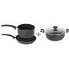 Gifi Batterie de cuisine tous feux dont induction x3 avec couvercle Outlet