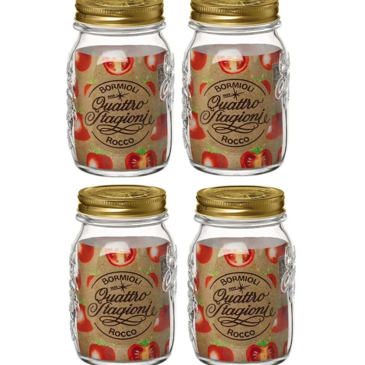 Gifi Bocal à stériliser 500 ml x 4 Hot