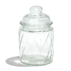 Gifi Bocal de conservation en verre Ø7,5x12cm - 2 modèles New