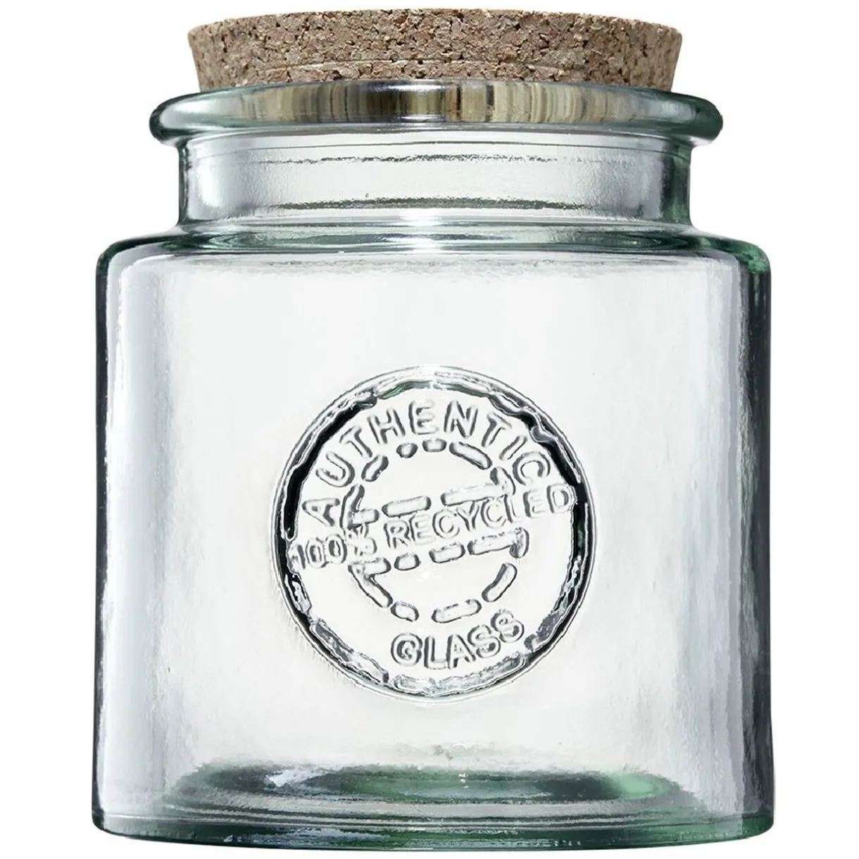 Gifi Bocal de conservation verre transparent couvercle liège 0,8L Hot