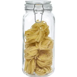 Gifi Bocal en verre avec couvercle à charnière 2,2 L