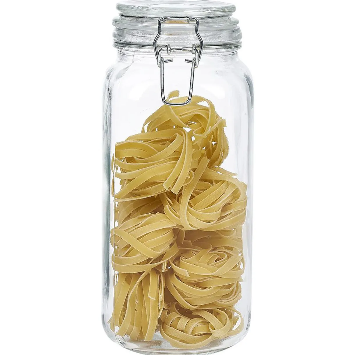 Gifi Bocal en verre avec couvercle à charnière 2,2 L