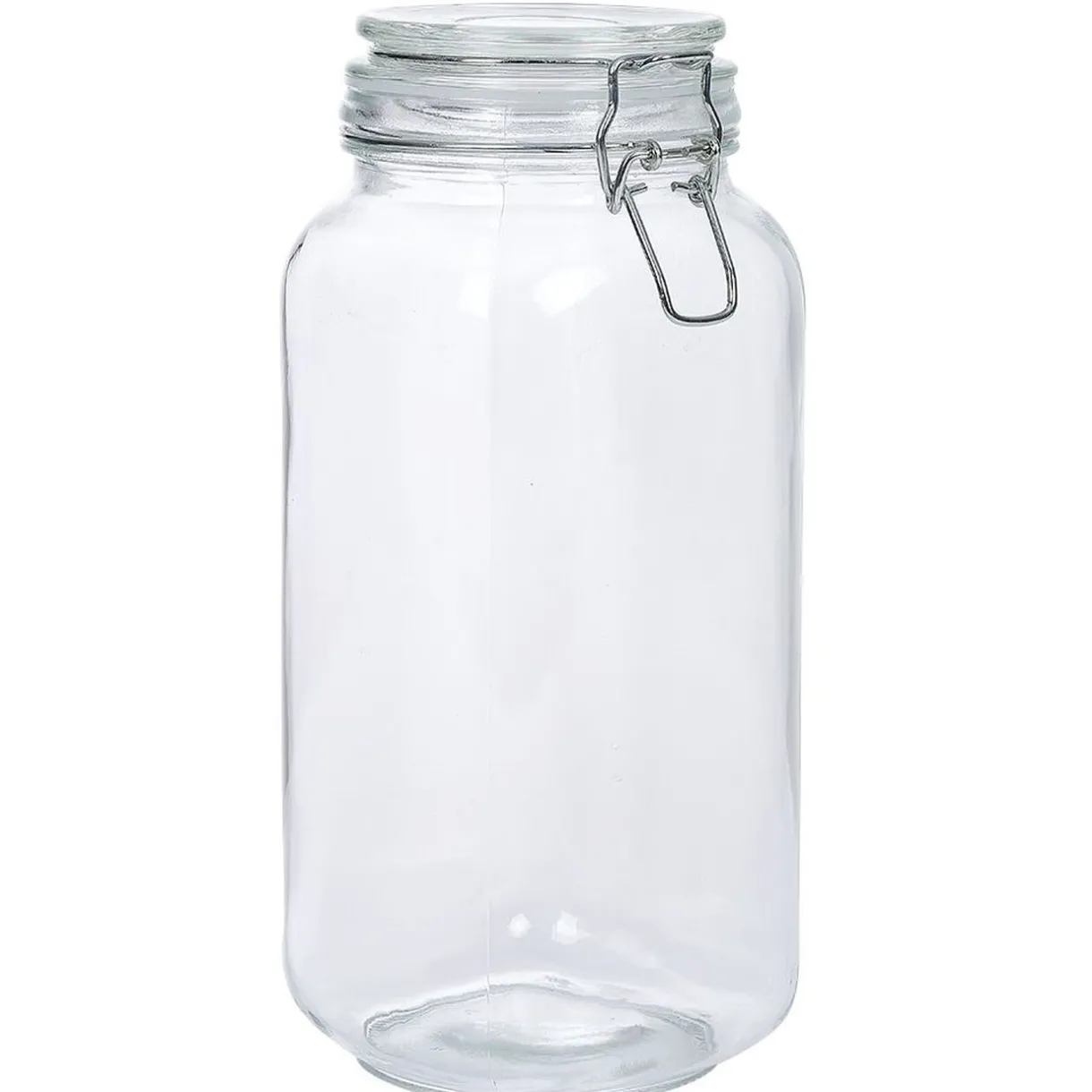 Gifi Bocal en verre avec couvercle à charnière 2,2 L