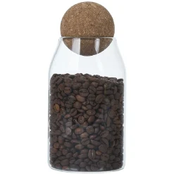 Gifi Bocal en verre avec couvercle en liège70 cl Best