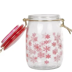 Gifi Bocal flocon rouge Noël Clearance