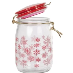 Gifi Bocal flocon rouge Noël Clearance