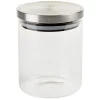 Gifi Bocal hermétique verre transparent couvercle métal silicone Outlet