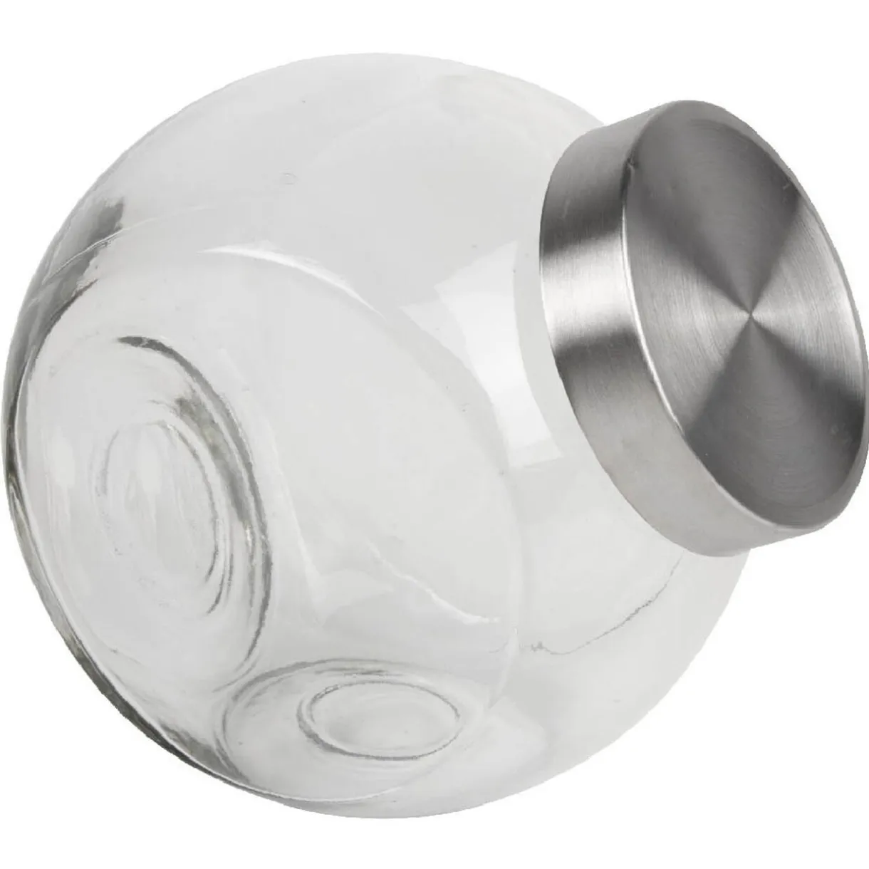 Gifi Bocal incliné verre couvercle métal 3 L Clearance