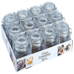 Gifi Bocal rond hermétique transparent x12